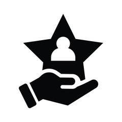 talent solid icon illustration vector graphic.eps