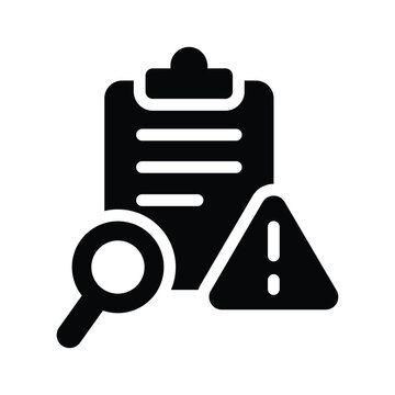  issue solid icon illustration vector graphic.eps