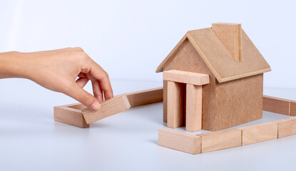 woman working at real estate insurance agent