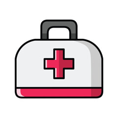 Fototapeta premium First Aid Medical Kit Box.