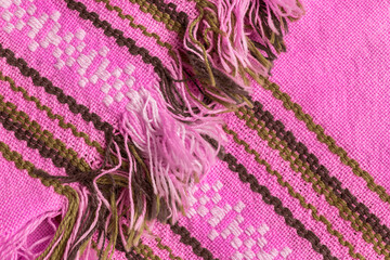 Pink fabric background