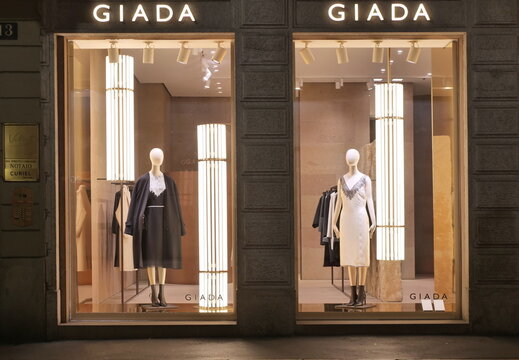 Giada shop in Montenapoleone street in Milan, Lombardy, Italy
