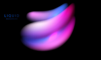 Fototapeta premium Abstract liquid wave background. Modern design vector illustration.