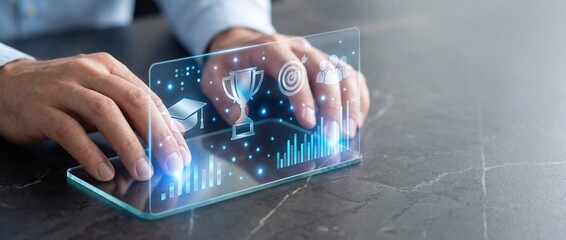 Future Education: Hands Interacting with Holographic Learning Interface