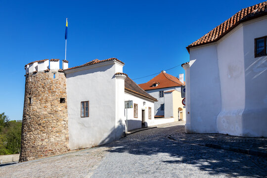 Putim gate, medieval fortification, town Pisek, Czech republic