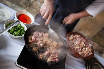 French traditional gastronomy in a bistro