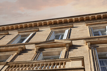 Classical architecture in Bordeaux city