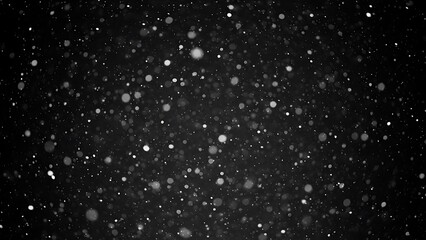 Falling Snow on Black Background snowflakes white snowflakes 3