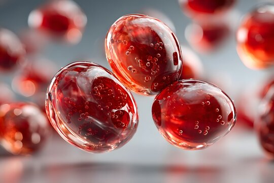 red sphere extract from microalgae origin astaxanthin antioxidant. modern nutraceutical branding 
