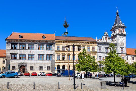  New townhall, Prachatice town, South Bohemia, Czech republic