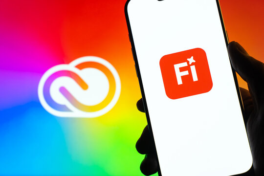 Adobe Firefly logo is displayed on the screen of a smartphone, in Bangalore, India, on January 06, 2026