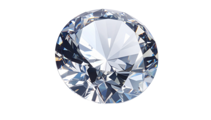 Isolated, radiant, sparkling gemstone against a black background