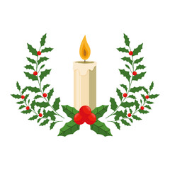  Christmas design elements on white background