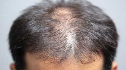 Thinning Hair on Crown / 頭頂部の薄毛