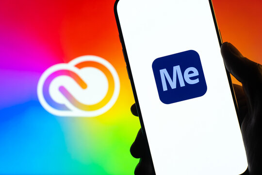 Adobe Media Encoder logo is displayed on the screen of a smartphone, in Bangalore, India, on January 06, 2026