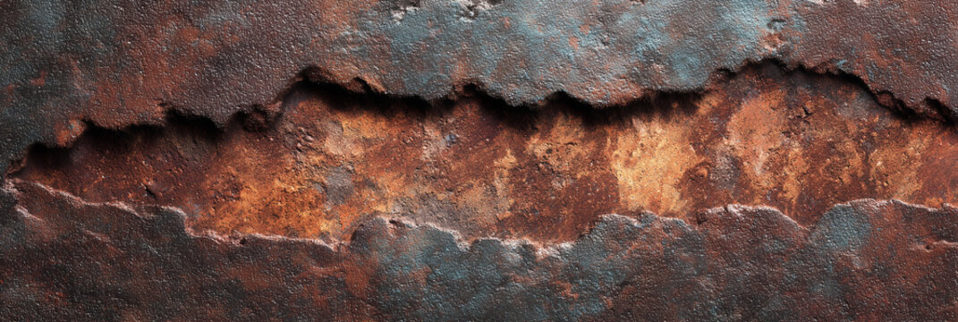  forged metal scale texture with layered oxidized patterns and rugged industrial surface, top view