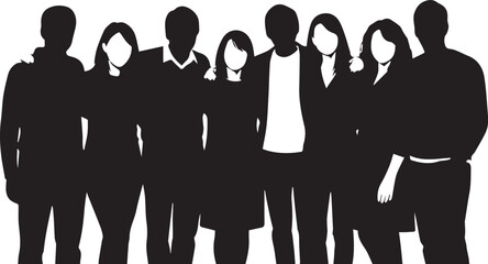 Group of professionals gathering