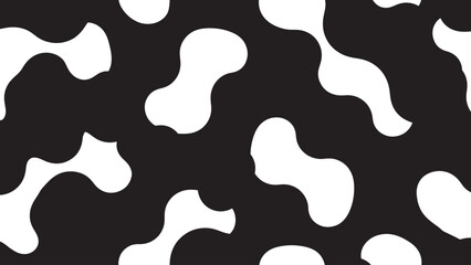 Minimal Abstract Rounded Bar Shape Pattern Background in Monochrome Style for Modern Graphic Design