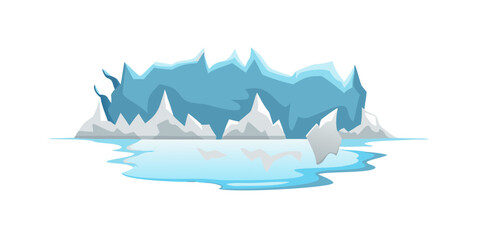 Iceberg in the ocean