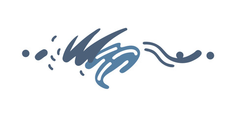 Obraz premium Abstract water splash illustration