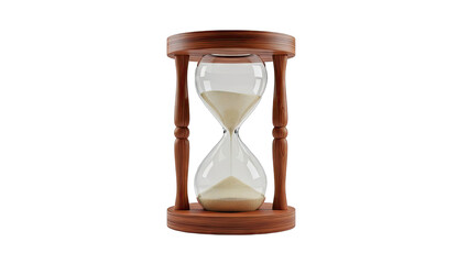 Wooden Hourglass with Sand