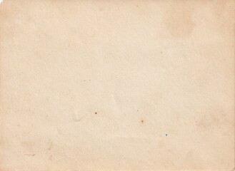 Obraz premium The back of an old photograph. Texture of old yellow paper.