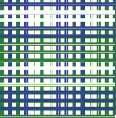 Geometric pattern of blue and green squares