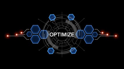 Global network connection concept digital technology optimize business finance security innovation teamwork success data analysis machine learning artificial intelligence. 4k video  - Powered by Adobe