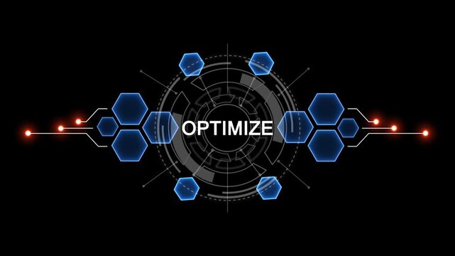 Global network connection concept digital technology optimize business finance security innovation teamwork success data analysis machine learning artificial intelligence. 4k video 