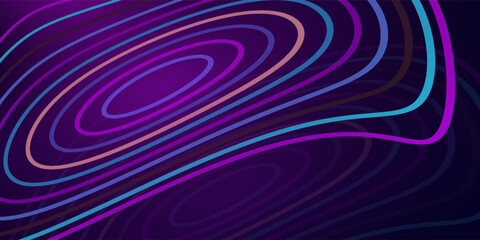 Digital Big Data Flow Vector Background. Big Data Technology Lines. Abstract Science Technology Illustration.eps10