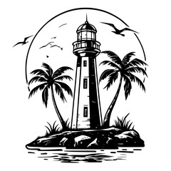 lighthouse on the beach