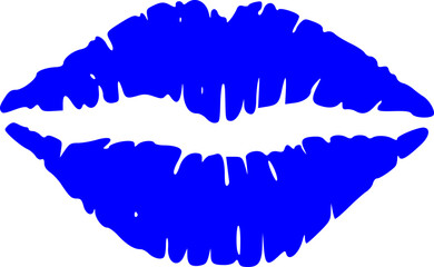 Lip Print Kiss Mark Illustration