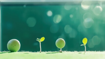 Progression of Life, From Seed to Seedling in a Serene Environment