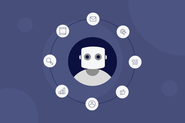 AI powered marketing automation system managing SEO, social media, PPC, and contents tracks budget and conversions, and creates report.