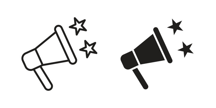 Promotion icons collection. Line vector sign, symbol for web and mobile