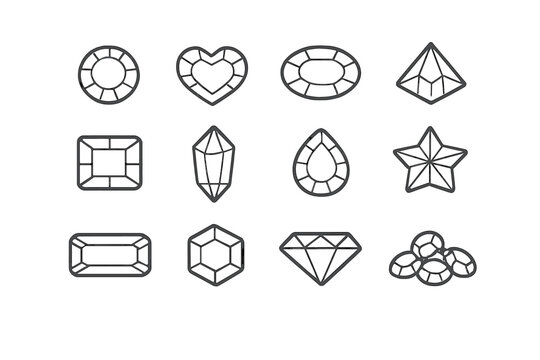 Gemstone Icon Set