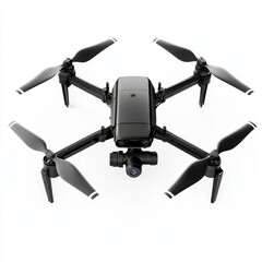 Conceptual 3D render of a drone against a transparent backdrop. 