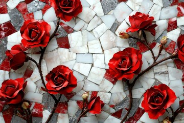 Stunning floral pattern radiating sophistication and beauty.