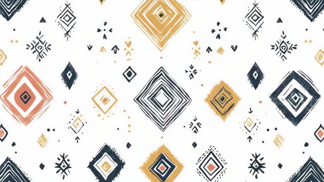 selective focus minimalist boho vector sketches