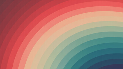 Vibrant gradient rainbow