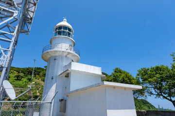 甑島列島最南端にある釣掛埼灯台