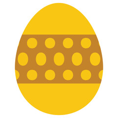 Fototapeta premium isolated colored realistic easter egg icon vector illustration on white background