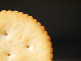 バニラクリーム　クラッカー