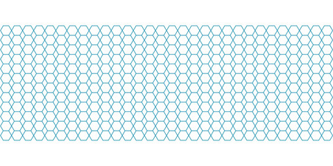 Intricate hexagonal pattern in light blue