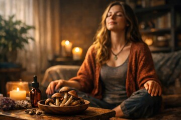 Legal natural psilocybin mushroom use linked with mental wellness improvements