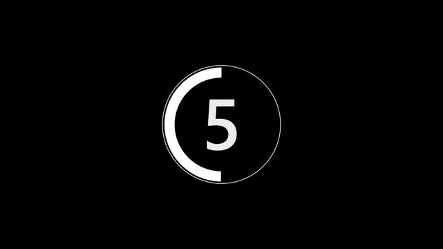 Circle countdown timer 10 seconds animation from 10 to 0 seconds, 10 Seconds countdown timer, Countdown timer, animation.