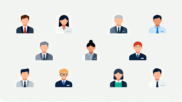 Business professional avatars