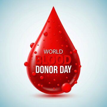 World blood donor day illustration