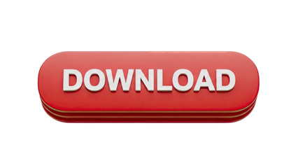 3D Red Download Button