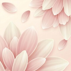 Elegant Soft Peach Flower Petal Background